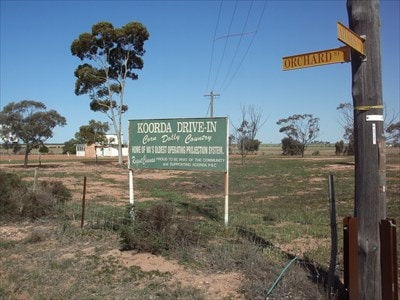 Koorda Drive-In Old Sign